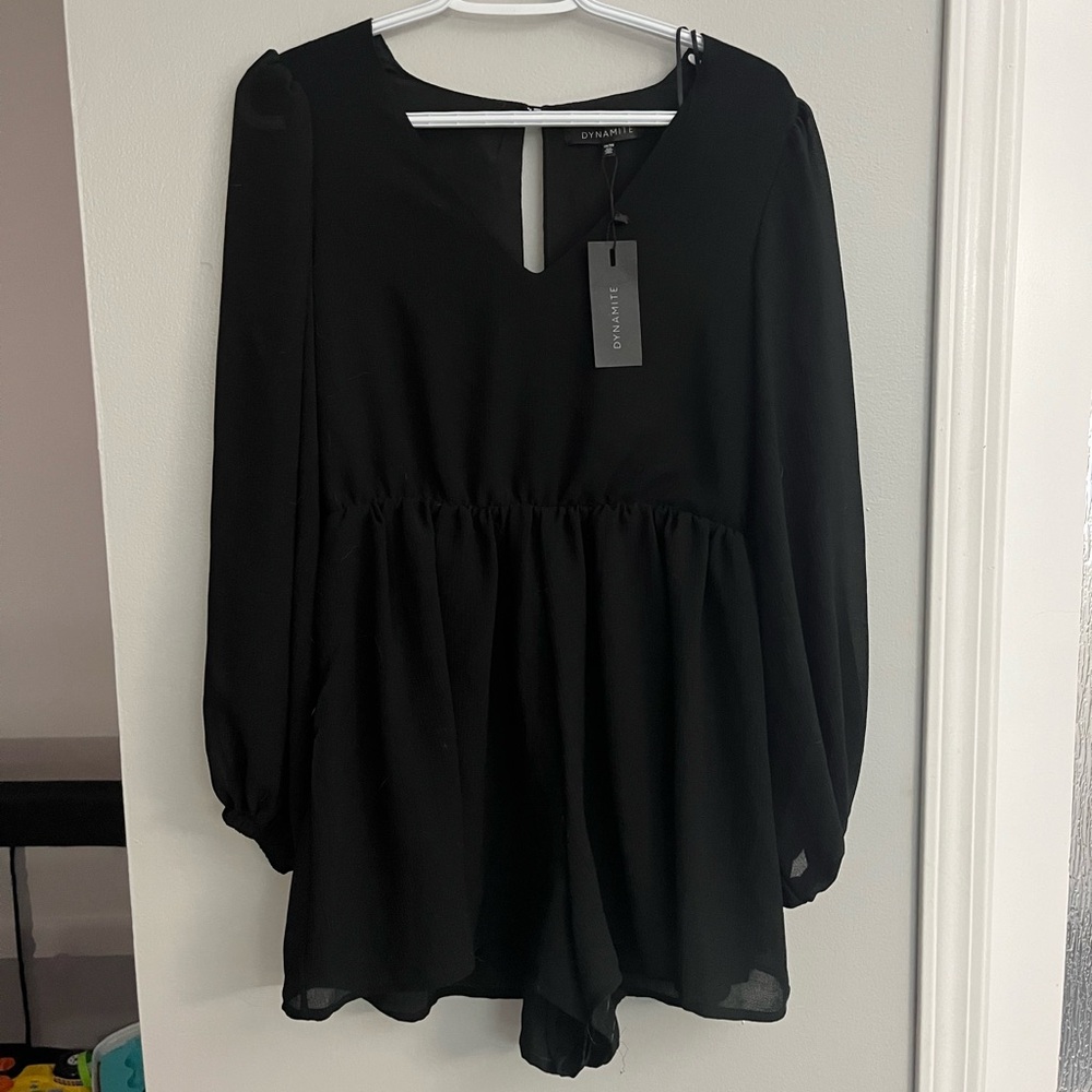 Dynamite L/S Short Romper